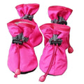 4pcs Waterproof Dog Shoes - Anti-Slip Rain Boots for Small Dogs & Cats - PetsiePaws Co.