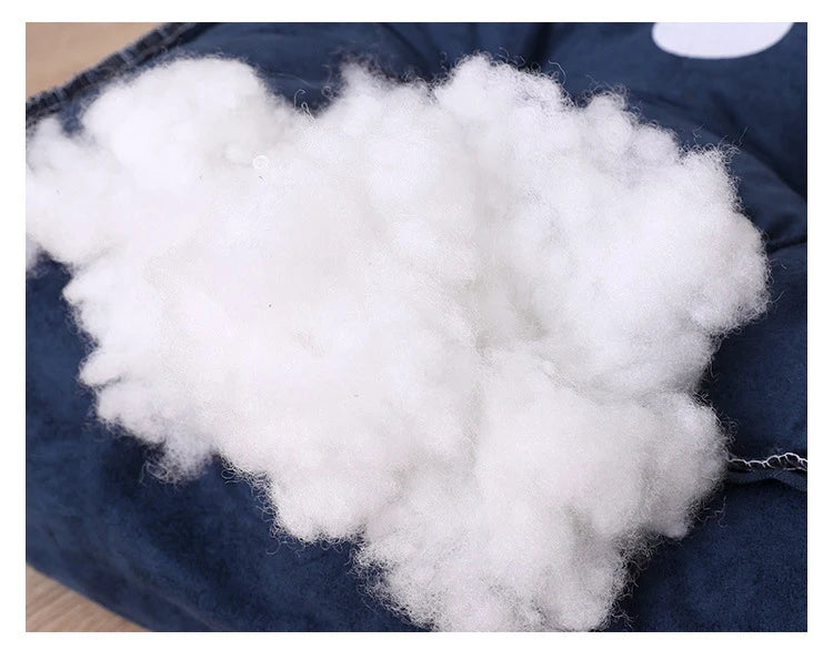 Soft Washable Pet Bed – Warm Cotton Nest for Cats & Dogs - PetsiePaws Co.