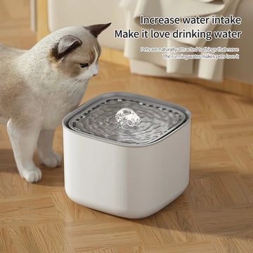 3L Cat Water Fountain Auto Recirculate Filter Large Capacity Filtring Cat Water Drinker USB Electric Mute Cats Water Dispenser - PetsiePaws Co.