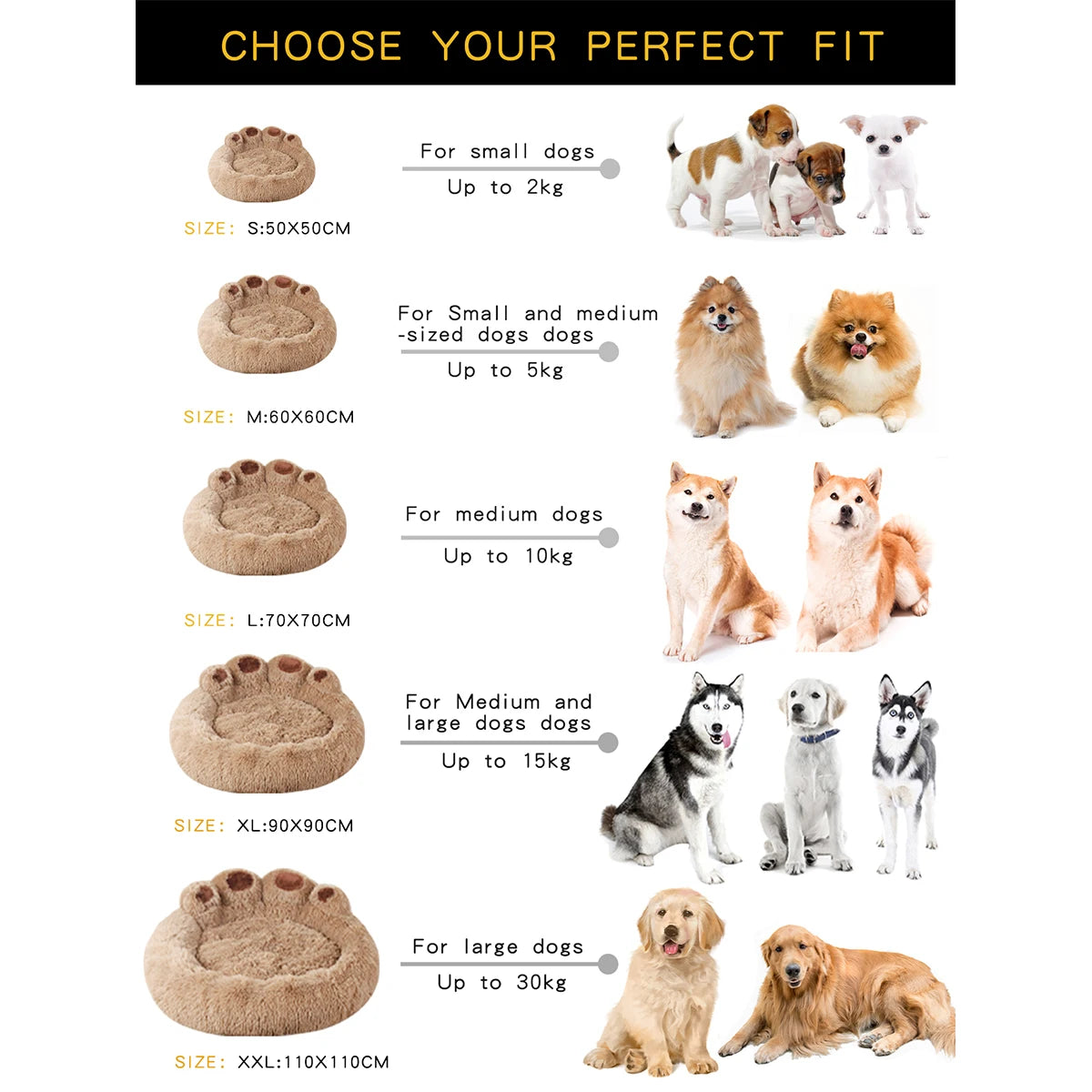 Fluffy Pet Bed – Cozy Sofa Mat for Dogs & Cats - PetsiePaws Co.