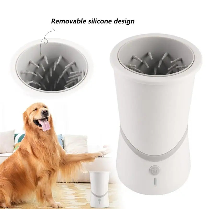 Portable Silicone Dog Paw Cleaner Cup - Automatic Foot Washer for Small & Medium Dogs - PetsiePaws Co.