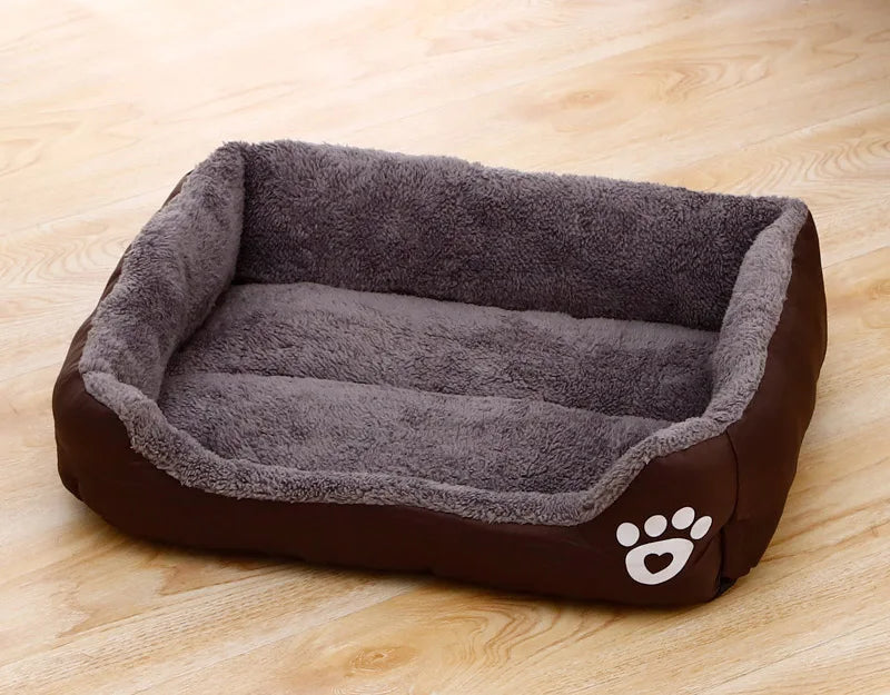 Large Pet House Dog Bed Cat Mat Long Plush Deep Sleeping Warm Soft Small Dog Cushion Calm Beds for Puppy Chihuahua - PetsiePaws Co.