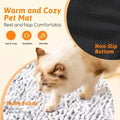 Pet Self-Heating Blanket Pad Natural Body Heat Reflective Mat Washable for Small Medium Pets Winter Warm Home Travel Warm Cushio - PetsiePaws Co.