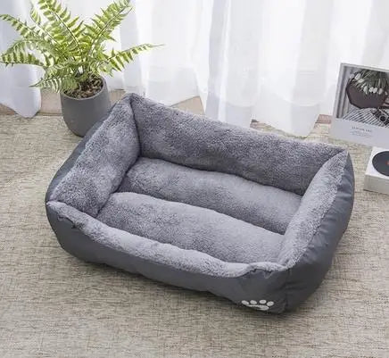 Large Pet House Dog Bed Cat Mat Long Plush Deep Sleeping Warm Soft Small Dog Cushion Calm Beds for Puppy Chihuahua - PetsiePaws Co.