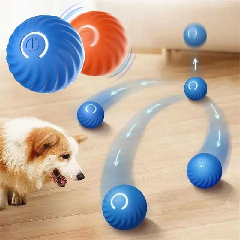 Smart Interactive Bouncing Ball – USB-Powered, Automatic Fun for Pets