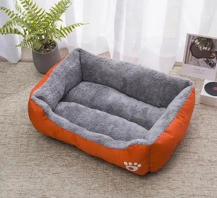 Large Pet House Dog Bed Cat Mat Long Plush Deep Sleeping Warm Soft Small Dog Cushion Calm Beds for Puppy Chihuahua - PetsiePaws Co.