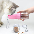 2-in-1 300ml Portable Pet Water Bottle with Food Dispenser - PetsiePaws Co.