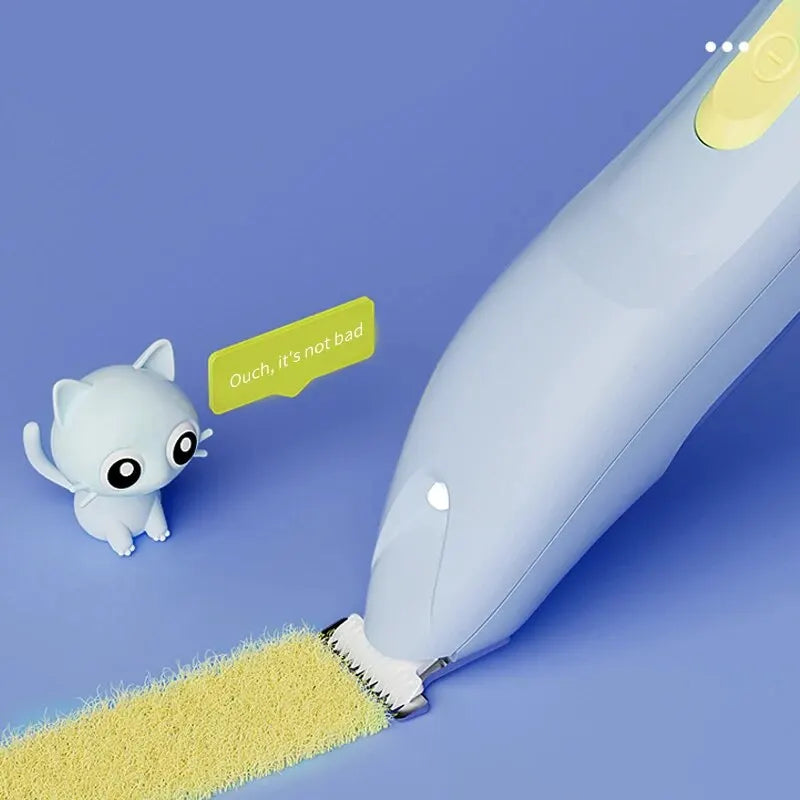 Pet Electric Push Clippers with Led Lights Foot Hair Trimmer Professional Dog and Cat Care Supplies - PetsiePaws Co.