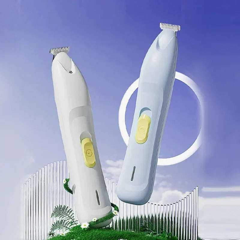 Pet Electric Push Clippers with Led Lights Foot Hair Trimmer Professional Dog and Cat Care Supplies - PetsiePaws Co.