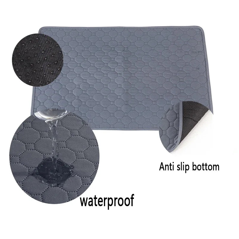 Dog Urine Pads Washable Reusable Anti Slip Pet Pee Pad Puppy Training Pad Pet Bed Urine Mat for Car Seat Cover - PetsiePaws Co.