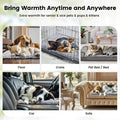 Pet Self-Heating Blanket Pad Natural Body Heat Reflective Mat Washable for Small Medium Pets Winter Warm Home Travel Warm Cushio - PetsiePaws Co.