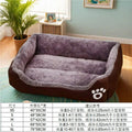 Large Pet House Dog Bed Cat Mat Long Plush Deep Sleeping Warm Soft Small Dog Cushion Calm Beds for Puppy Chihuahua - PetsiePaws Co.