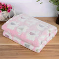 Soft and Cozy Cartoon Elephant Pet Blanket for Dogs and Cats Flannel Throw for Puppies and Kittens Universal Size Christmas Gift - PetsiePaws Co.