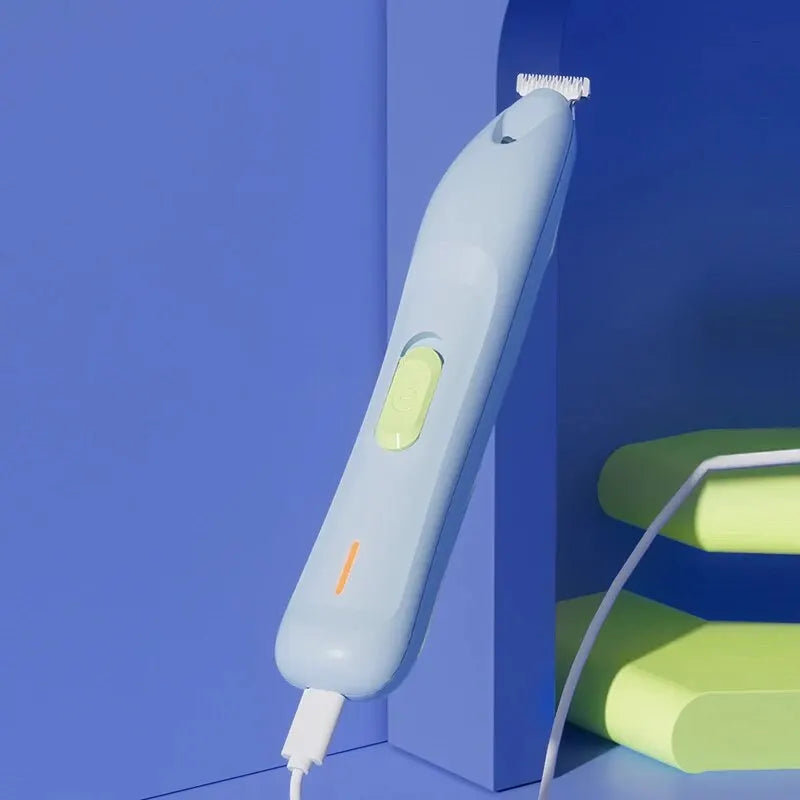 Pet Electric Push Clippers with Led Lights Foot Hair Trimmer Professional Dog and Cat Care Supplies - PetsiePaws Co.