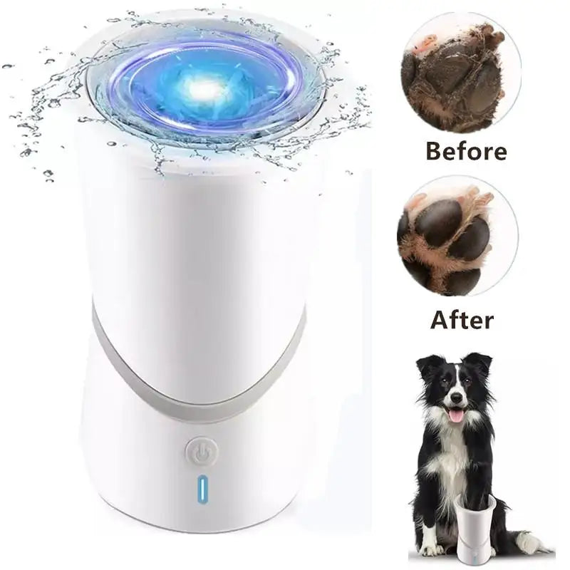 Portable Silicone Dog Paw Cleaner Cup - Automatic Foot Washer for Small & Medium Dogs - PetsiePaws Co.