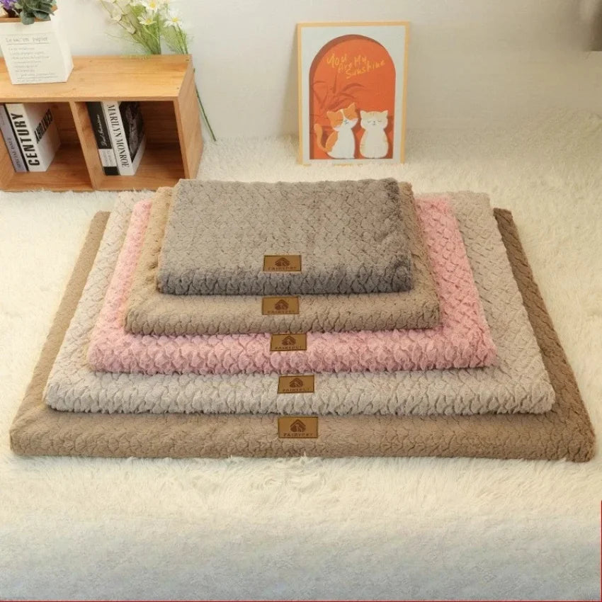 Memory Foam Pet Bed with Removable Washable Faux Fur Cover Orthopedic Waterproof Dog Bed for Crate Anti-Slip Bottom Dog Beds - PetsiePaws Co.