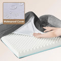 XL Memory Foam Dog Bed, Orthopedic Pet Sofa with Waterproof Liner & Removable Cover, 42x30x7.5 Inch, Grey - PetsiePaws Co.